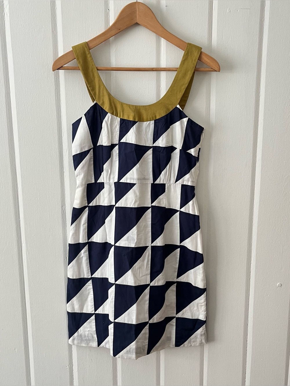 Tocca Anthropologie Sleeveless Geometric Print Dress